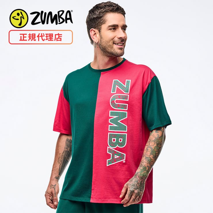 ZUMBA ズンバ 正規品 ウェア Tシャツ メンズ トップス ホリデー