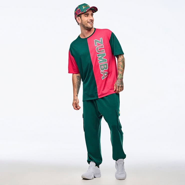 ZUMBA ズンバ 正規品 ウェア Tシャツ メンズ トップス ホリデー