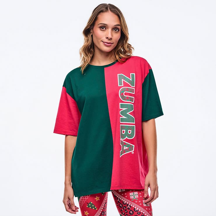 ZUMBA ズンバ 正規品 ウェア Tシャツ メンズ トップス ホリデー