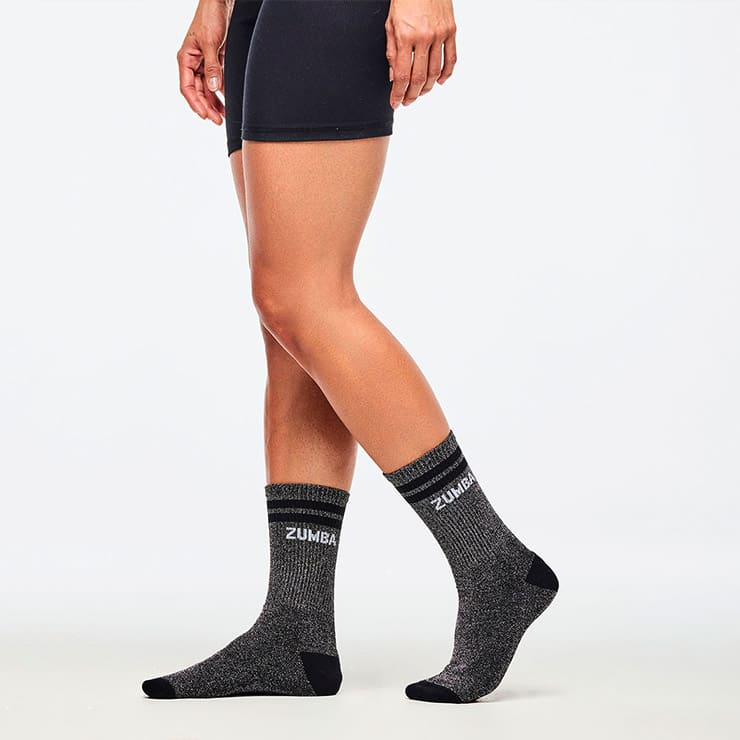 ZUMBA ズンバ 正規品 ウェア ソックス 靴下 レッグウェア ラメ