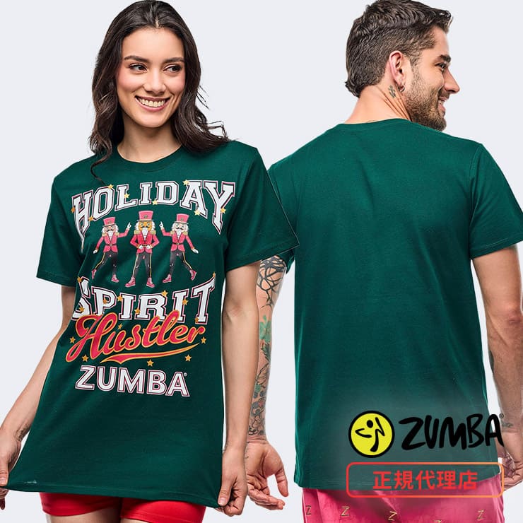 ZUMBA ズンバ 正規品 ウェア Tシャツ ユニセックス トップス ホリデー