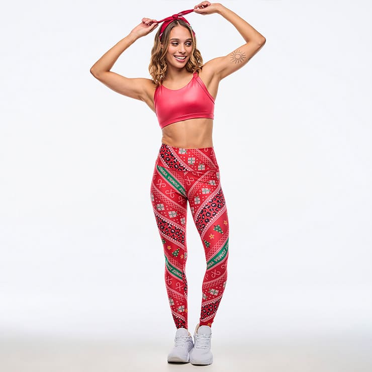 ZUMBA ズンバ 正規品 ウェア レギンス レディース パンツ ハイウエスト