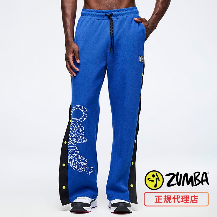 ZUMBA ズンバ 正規品 ウェア メンズ パンツ ロング サイドライン