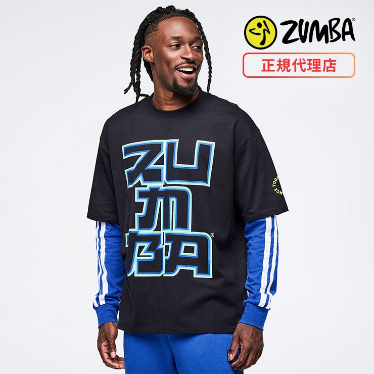 ZUMBA ウェア　ZUMBAトップス ZUMBA ズンバ 正規品 ウェア メンズ トップス 長袖 重ね着風 アジアン
