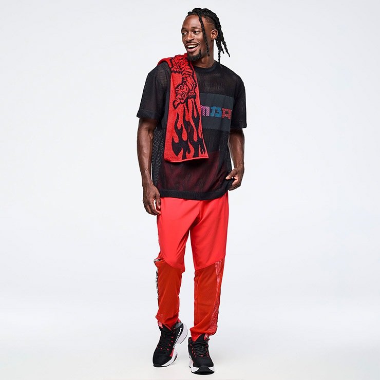 新品　正規品　ズンバ　M トラックパンツ ZUMBA ズンバ 正規品 ウェア レディース パンツ トラックパンツ サイド