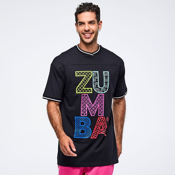 ZUMBA ズンバ 正規品 ウェア ユニセックス Tシャツ 半袖 オーバー