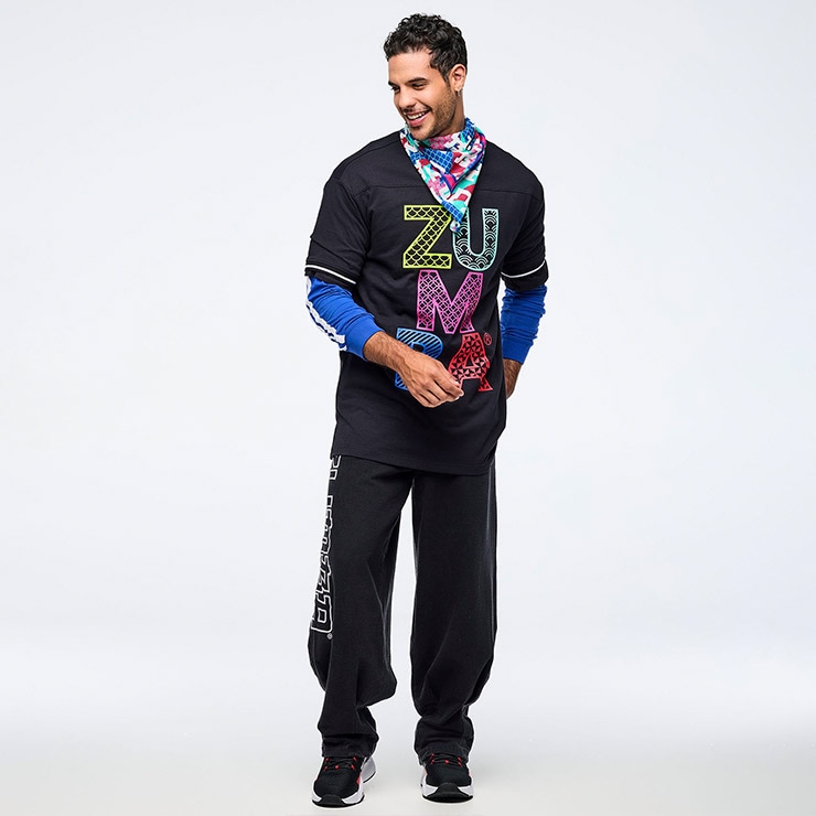 ZUMBA ズンバ 正規品 ウェア メンズ パンツ バレルレッグ スウェット