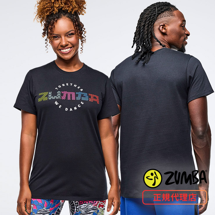 ZUMBA ズンバ 正規品 ウェア ユニセックス Tシャツ 半袖 ロゴ