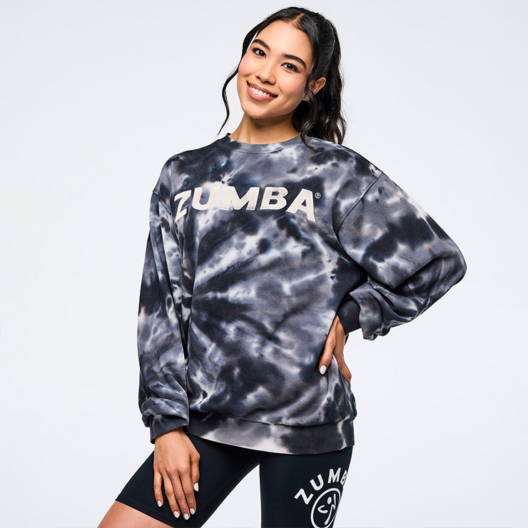 ZUMBA ウェア　ZUMBAトップス Eastern Flavor Oversized Boxy Crop Top With Strapping – Zumba Wear