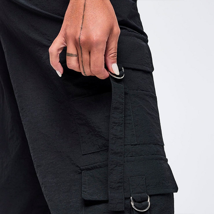 ZUMBA ブラック カーゴパンツ ZUMBA ズンバ 正規品 レディース パンツ カーゴパンツ ワイド