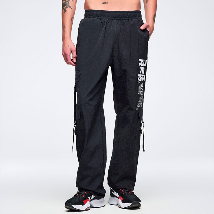 ZUMBA ズンバ 正規品 ウェア レディース カーゴパンツ 虎 ロゴ