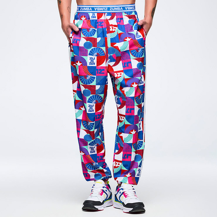 ZUMBA ズンバ 正規品 ウェア レディース パンツ スラウチパンツ 総柄