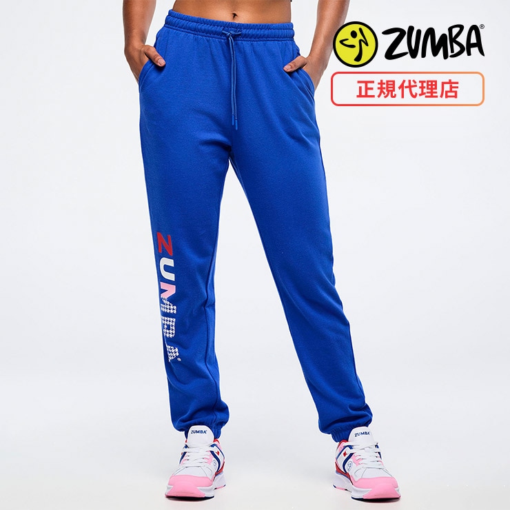 ZUMBA パンツ 青 ZUMBA ズンバ 正規品 ウェア レディース パンツ スラウチパンツ