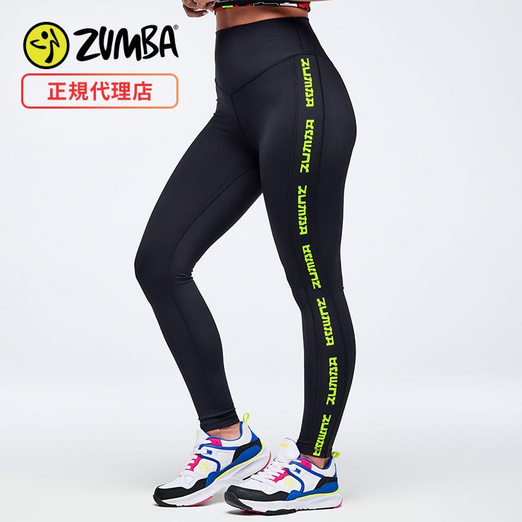 ブラック_S Zumba レギンス ブラック [ZUMBA WEAR] [ズンバウエア