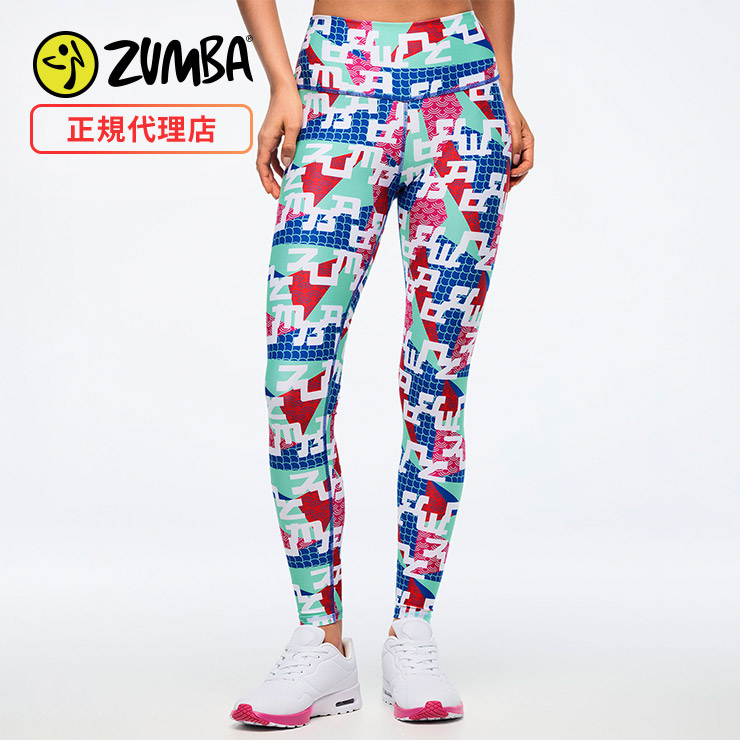 【未使用】ZUMBA ブラとレギンスセット ZUMBA ズンバ 正規品 ウェア レディース レギンス アンクル丈
