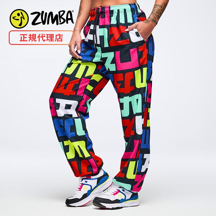 ZUMBA ズンバ 正規品 ウェア レディース パンツ スラウチパンツ 総柄