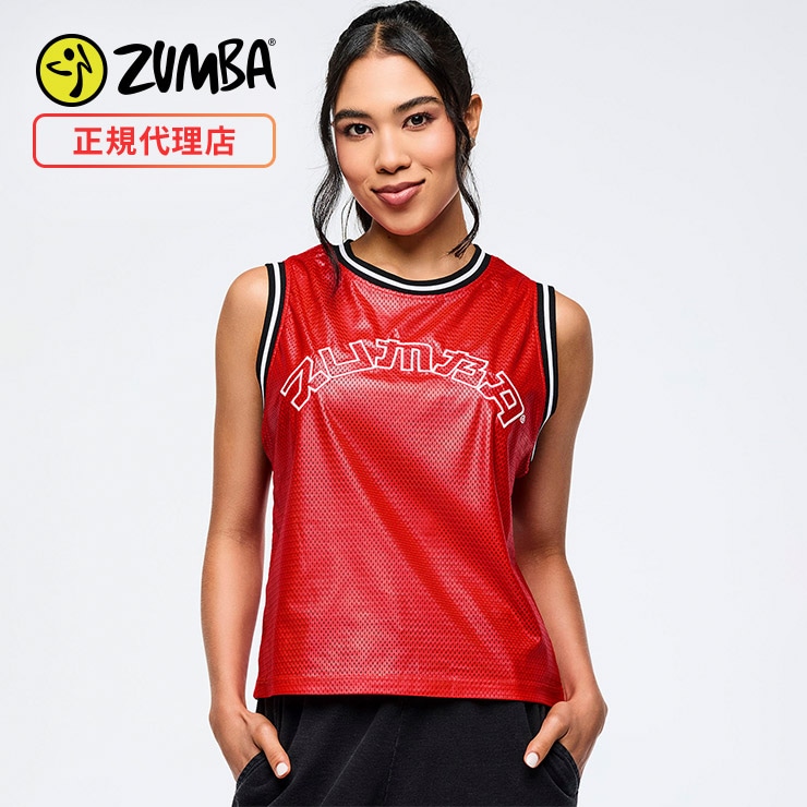正規品 新品 ズンバ S メッシュ　トップス ZUMBA ズンバ 正規品 ウェア レディース タンクトップ メッシュ ライン