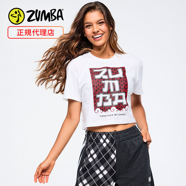 ZUMBA ������ �����å׾� Ⱦµ T����� �ۥ磻�� ��������ƥ����ȥ��� ��ǥ����� ���󥹥ե��åȥͥ� ���ѥ��᡼�� ����