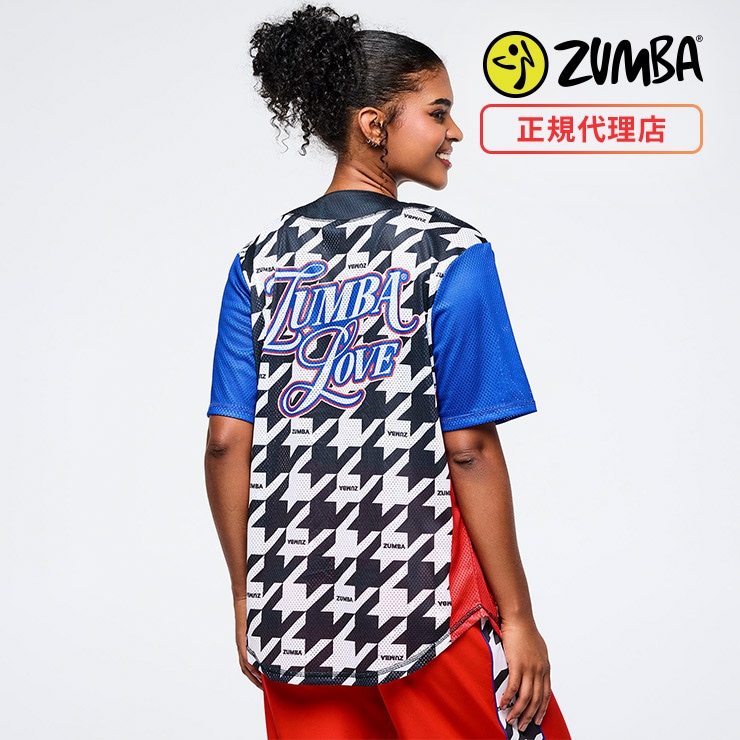 ZUMBA ズンバ 正規品 ウェア レディース トップス ベースボール シャツ