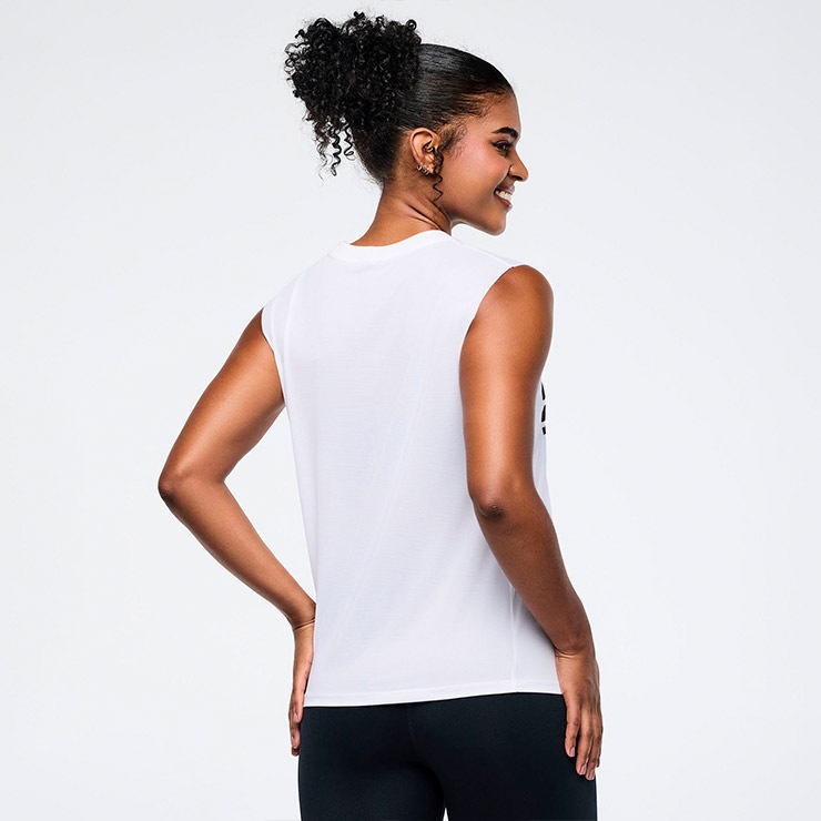 ZUMBA ズンバ 正規品 ウェア レディース タンクトップ ストレッチ ロゴ