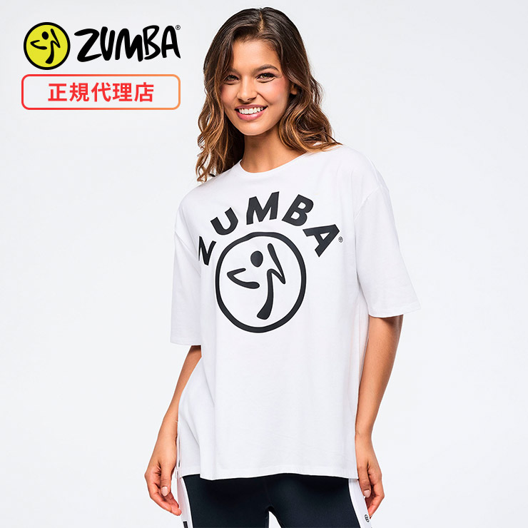 ク*ア様 ZUMBA正規品 ZUMBA ズンバ 正規品 ウェア レディース トップス Tシャツ 半袖 ロゴ