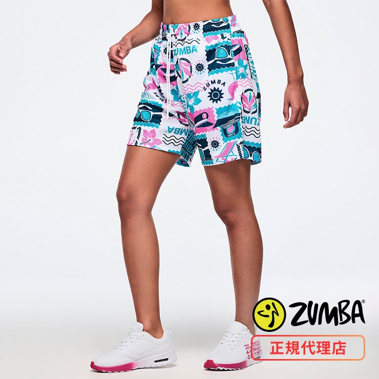 ZUMBA ズンバ 正規品 ウェア レディース ボトム メッシュ ショーツ