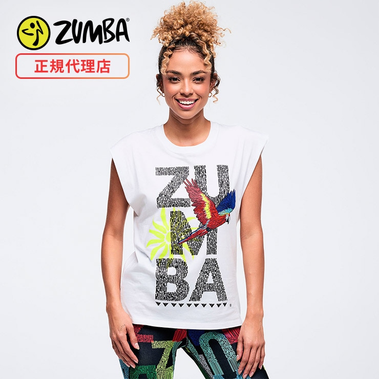 ZUMBA ズンバ 正規品 ウェア レディース トップス タンクトップ 鳥
