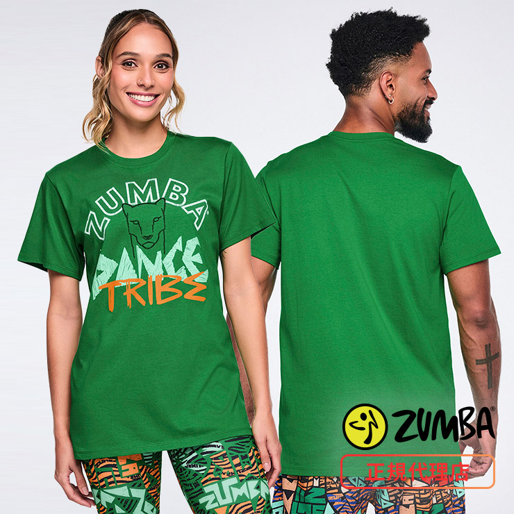 2026　新作　正規品　ZUMBA/ズンバ　Tシャツ ZUMBA ズンバ 正規品 ウェア ユニセックス Tシャツ 半袖 チーター ロゴ