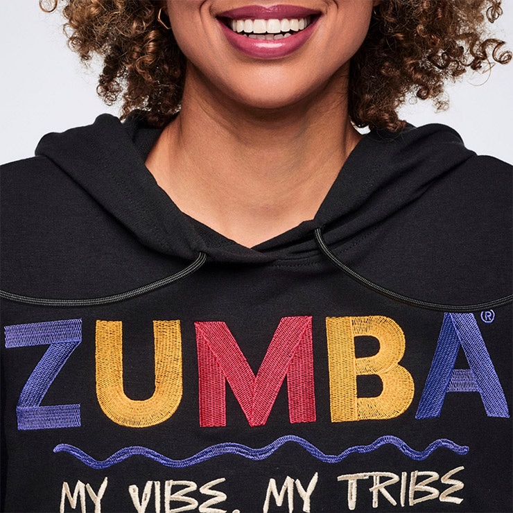 ZUMBA ズンバ 正規品 ウェア レディース フーディー 半袖 ロゴ
