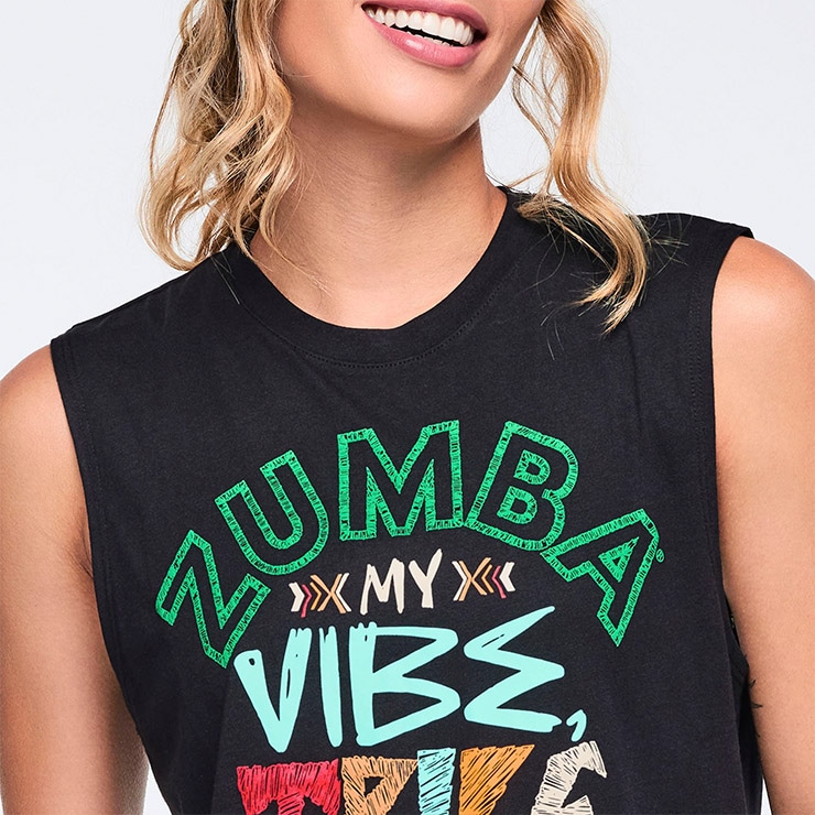 ZUMBA ズンバ 正規品 ウェア レディース タンクトップ クルーネック