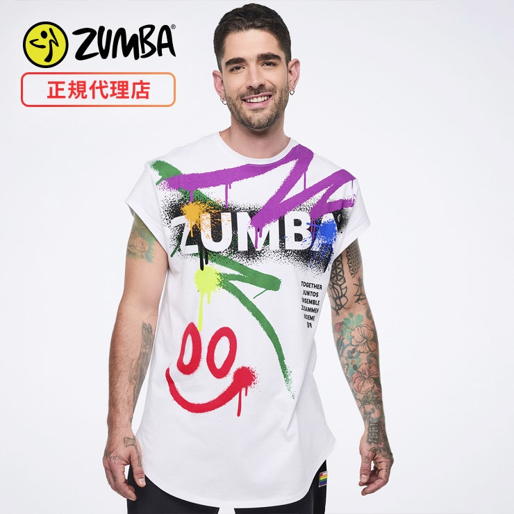 ZUMBA ズンバ 正規品 ウェア メンズ 半袖 Tシャツ グラフィック