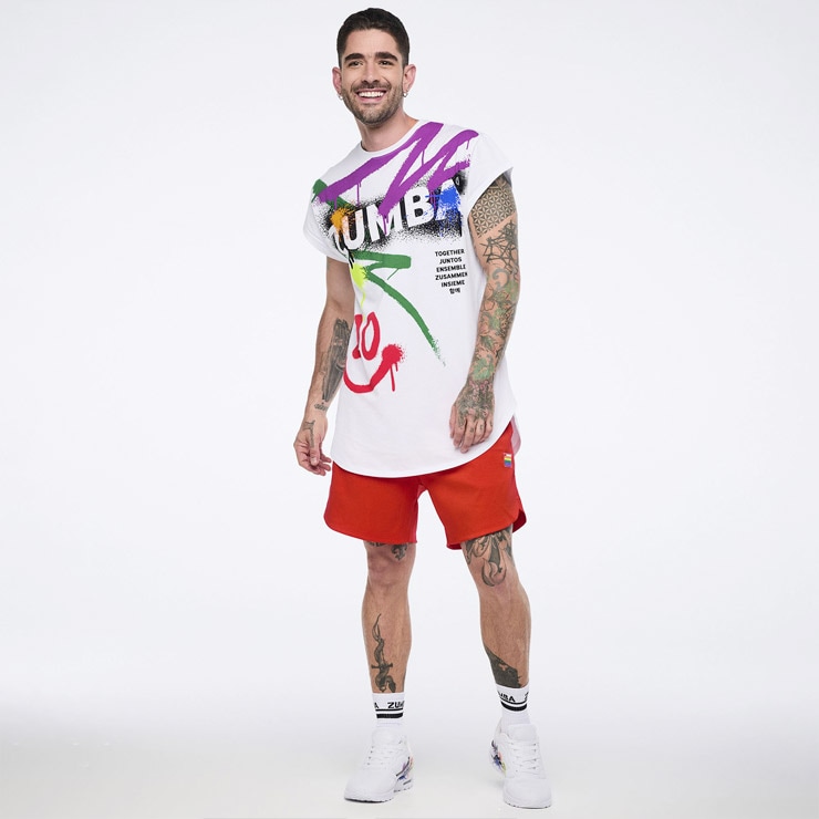 ZUMBA ズンバ 正規品 ウェア メンズ 半袖 Tシャツ グラフィック