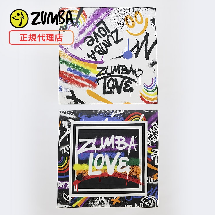 ZUMBA®正規品３枚T＆レギンス1枚＆バンダナ１枚 ZUMBA ズンバ 正規品 ウェア バンダナ 2枚組 2枚セット グラフィック