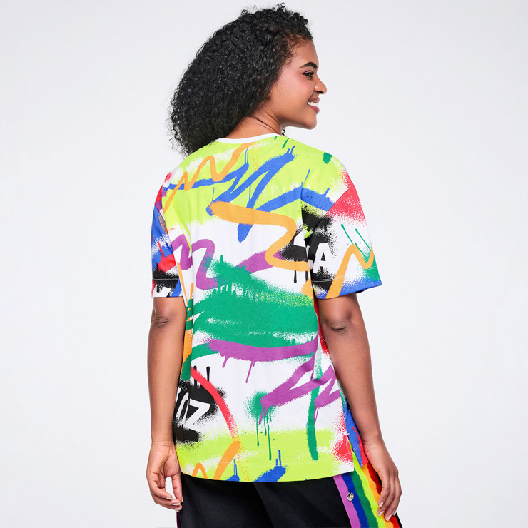 ZUMBA ズンバ 正規品 ウェア ユニセックス Tシャツ 半袖 グラフィック