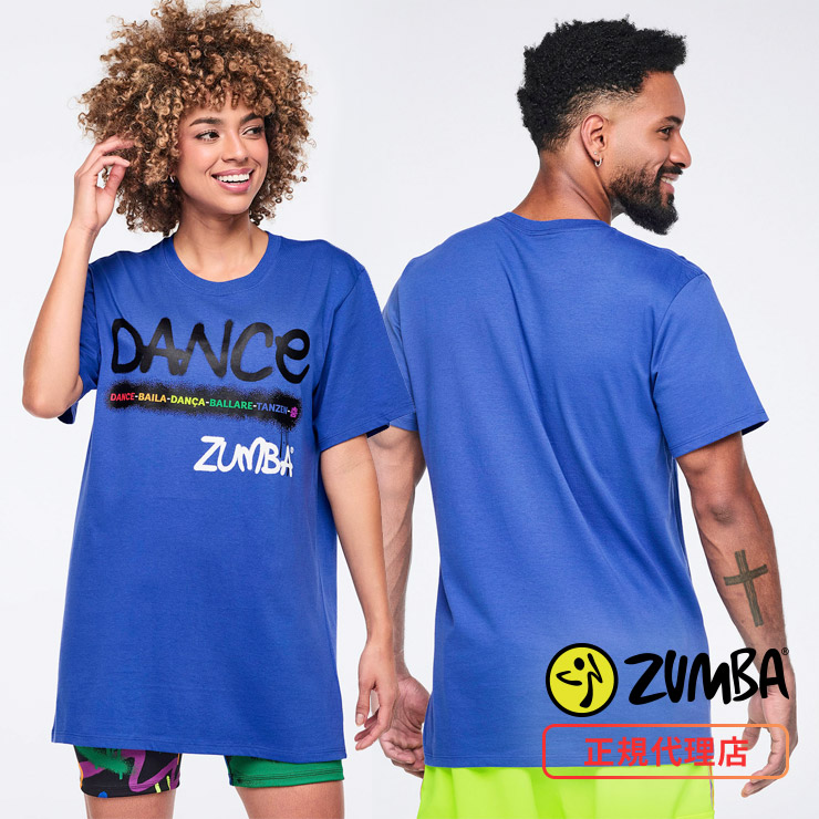 ZUMBA Pride Unisex Crew Neck Tee �֥롼,����� ��˥��å���T�����,���奤�᡼��, DANCE����,��������Ź