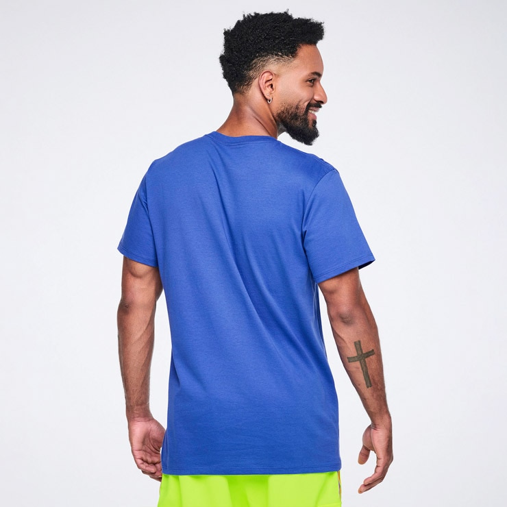 ZUMBA Pride Unisex Crew Neck Tee �֥롼,����� �������,�Хå���������,̵������,��˥��å����ȥåץ�