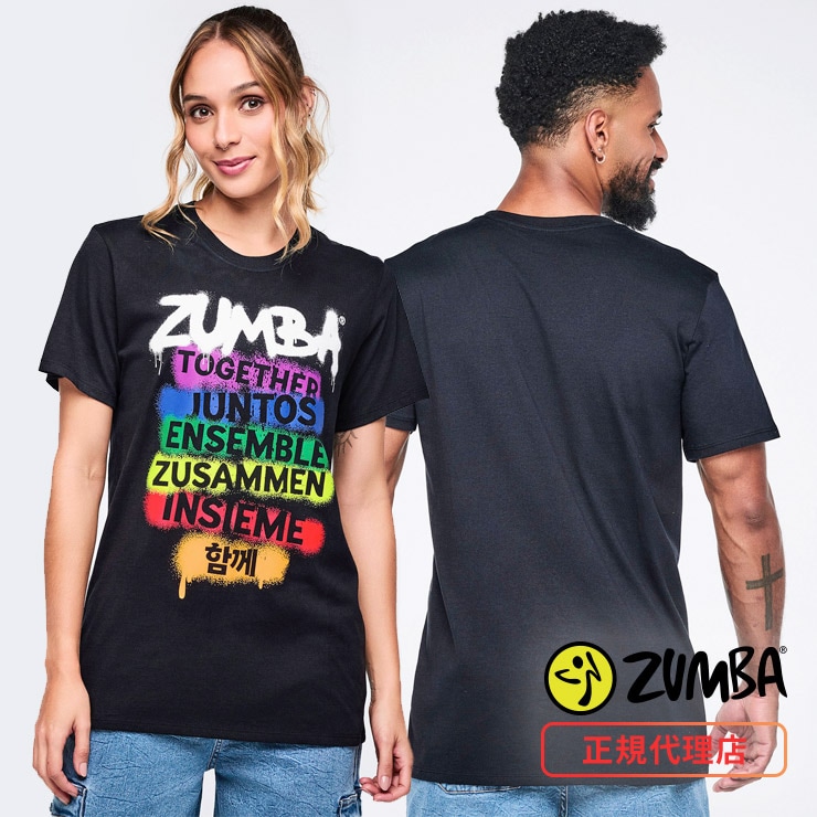 ZUMBA ズンバ 正規品 ウェア ユニセックス Tシャツ 半袖 グラフィック