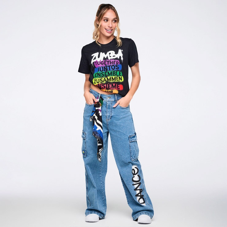 ZUMBA ズンバ 正規品 ウェア ユニセックス Tシャツ 半袖 グラフィック