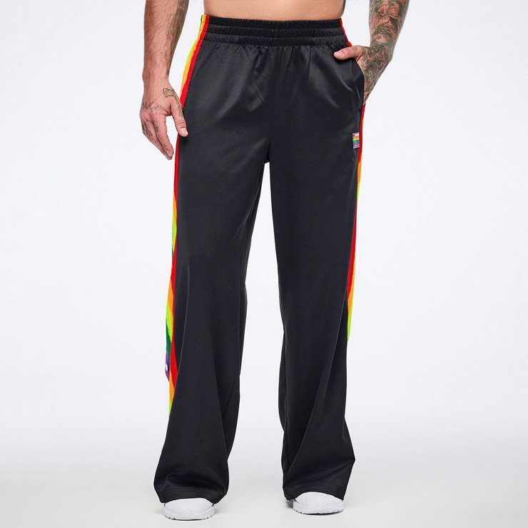 ZUMBA ズンバ 正規品 ウェア レディース ワイドパンツ サイドライン