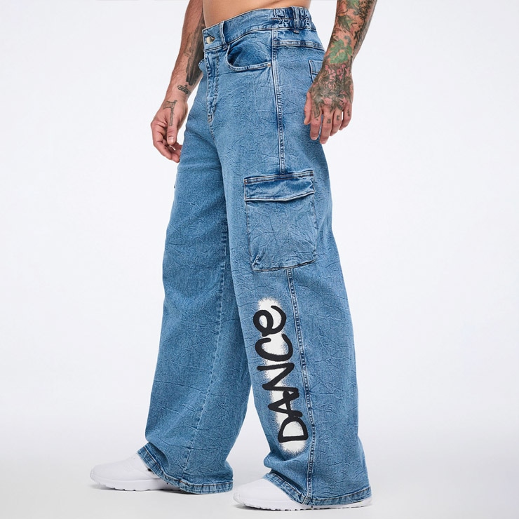 正規品　ズンバ　X S デニム　パンツ ZUMBA ズンバ 正規品 ウェア レディース バギーパンツ デニム カーゴ