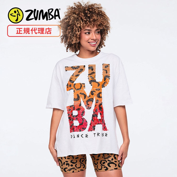 ZUMBA ズンバ 正規品 ウェア レディース Tシャツ 半袖 オーバー
