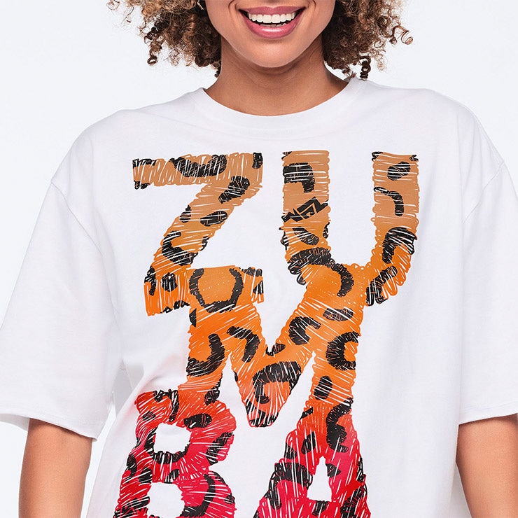 ZUMBA ズンバ 正規品 ウェア レディース Tシャツ 半袖 オーバー