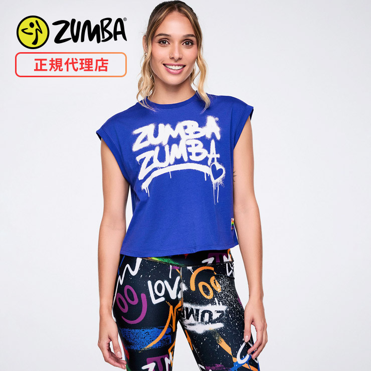 ZUMBA ズンバ 正規品 ウェア レディース タンクトップ ドロップ