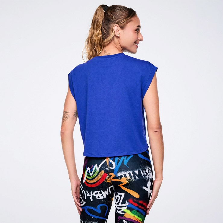ZUMBA ズンバ 正規品 ウェア レディース タンクトップ ドロップ