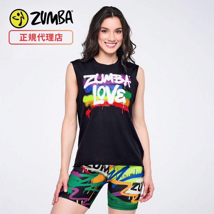 ZUMBA ズンバ 正規品 ウェア レディース タンクトップ 丸首