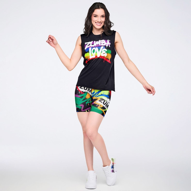 ZUMBA ズンバ 正規品 ウェア レディース タンクトップ 丸首