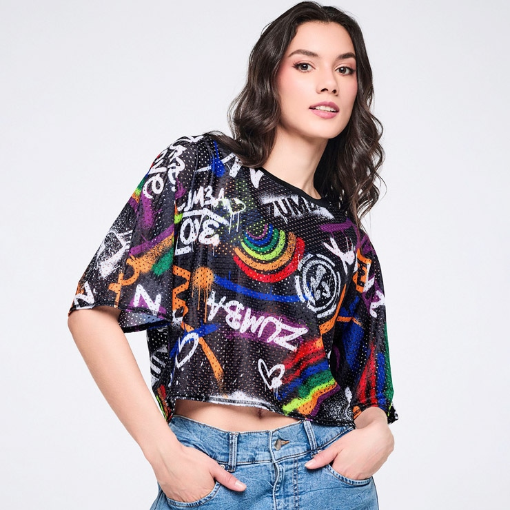 ZUMBA ズンバ 正規品 ウェア レディース Tシャツ 半袖 メッシュ