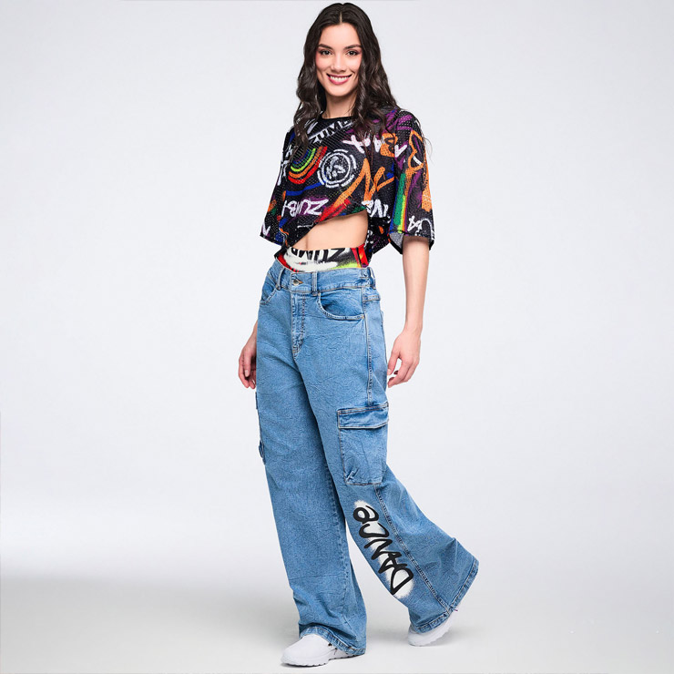 ZUMBA ズンバ 正規品 ウェア レディース Tシャツ 半袖 メッシュ