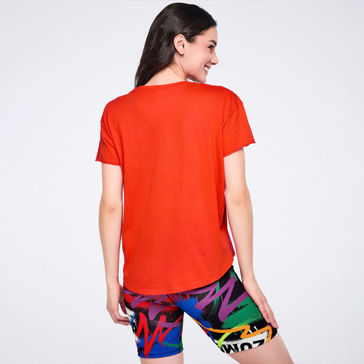 ZUMBA ズンバ 正規品 ウェア レディース Tシャツ 半袖 グラフィック