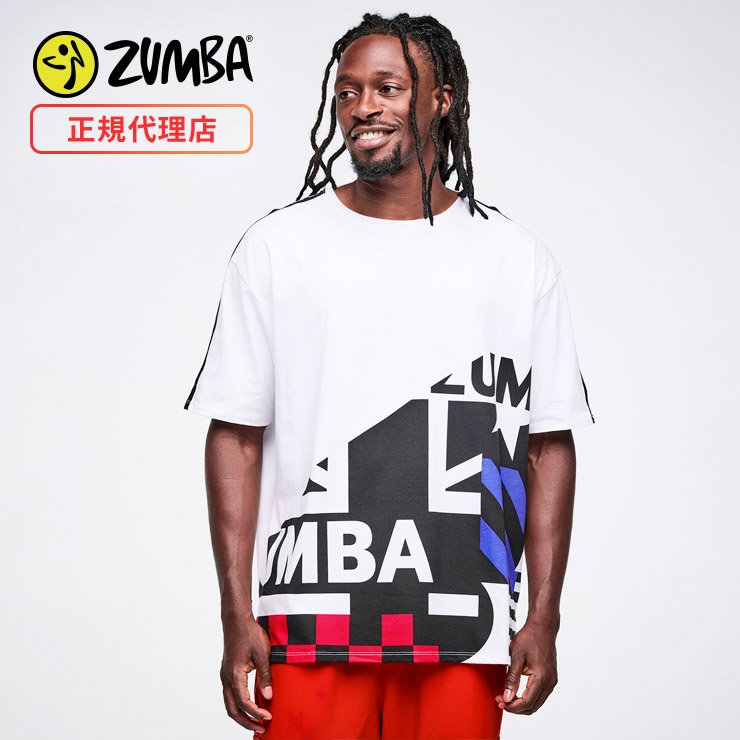 ZUMBA ズンバ 正規品 ウェア メンズ Tシャツ 半袖 トップス ロゴ